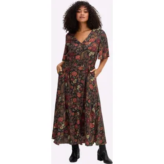 sheego by Joe Browns Druckkleid »Kleid«, schwarz