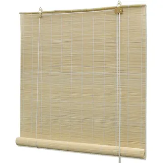 vidaXL Bambusrollo 150x160 cm Natur - Braun