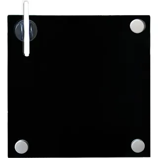 Magnettafel Schwarz 45x45cm Whiteboard Glasboard Board Magnetwand Schreibtafel - Schwarz