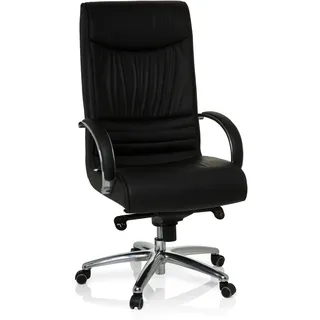 HJH Office Chefsessel XXL F 400 Leder Schwarz