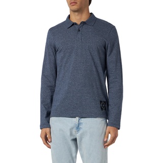 s.Oliver Herren 2138674 Poloshirt Langarm, 57W1 blau, S