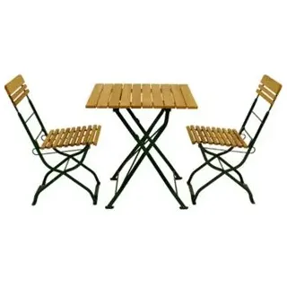 DEGAMO München Set 3-tlg. grün/natur klappbar