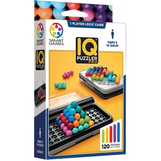 Smart Games SG455 IQ-Puzzler PRO, Geschicklichkeitsspiel, Reisespiel, Gehirntraining, Bunt, Miscelanea