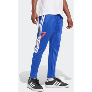 Sporthose ADIDAS SPORTSWEAR "HOUSE OF TIRO NATIONS PACK", Herren, Gr. M, N-Gr, weiß (semi lucid blau, pure ruby, weiß, normal, gr.), Obermaterial: 70% Polyester, 30% Baumwolle, Hosen Sporthose