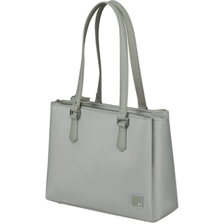 Samsonite Essentially Karissa - Schultertasche mit 3 Fächer, 34 cm, Grau (Dove Grey)