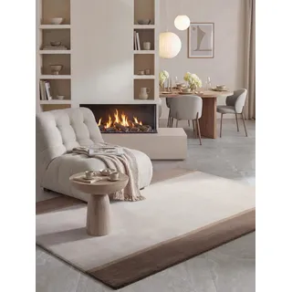 Villeroy & Boch Rowan Wollteppich 120 x 170 cm Creme Braun