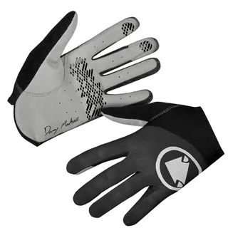 Endura Hummvee Lite Icon Fahrradhandschuhe | Silikonstreifen Handschuhe, Schwarz, M