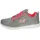 Graceful Get Connected Sneakers, Gray Mesh Coral Trim, 39 EU