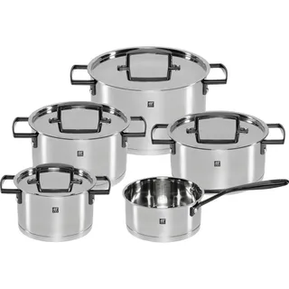 Zwilling Bellasera Topfset Set Mit 3 Töpfen Und Küchenutensilien 5 Einheiten - Silver - One Size