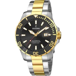 Festina Herren Uhr Armbanduhr silber gold D2UF20532/2
