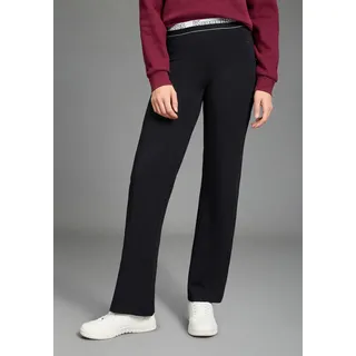 Jazzpants KANGAROOS, Damen, Gr. 34, N-Gr, schwarz, Jersey, Obermaterial: 95% Baumwolle, 5% Elasthan, bequem normal, Hosen Jazzpants, weite Beinform, mit Gummizug am Bund, aus elastischem Material