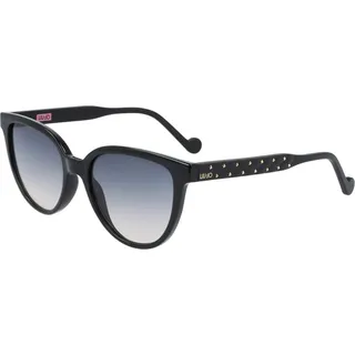 Liu Jo LJ3607S Runde Sonnenbrille für Damen - Schwarz, Grau