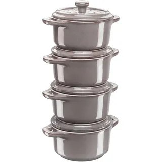 Staub Cocotte Topf-Set 4-tlg. Mini Cocotte + Cocotte