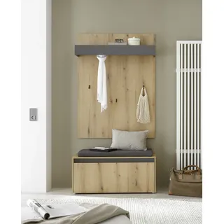 Home Affaire GIRON/CiTY Schuhbank 100x40x170 braun