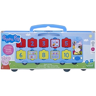 Hasbro Peppa Pig Peppas Zahlenspaß-Bus, Zählen von 1 bis 10, Kinderspielzeug