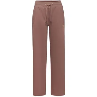 Buffalo Sweathose mit aufwendiger Logostickerei, braun,