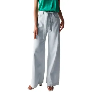 Salsa Jeans Palazzo Hochtaillierte Jeans - Medium Light - 26 - 32