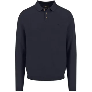 Fynch Hatton 1509328 Langarm-polo - Navy - M