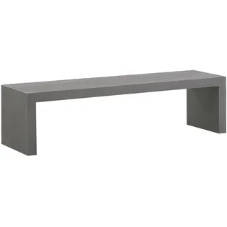 Beliani Gartenbank 150 x 40 x 40 cm Grau