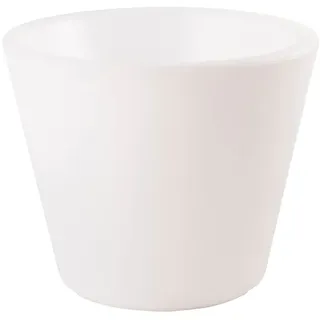 8 seasons Design Shining Classic Pot XM, LED Pflanzkübel 49 x 39 cm (weiß), E27 Fassung inkl. Leuchtmittel in warmweiß, beleuchteter Pflanzkübel für innen + außen, Blumenkübel