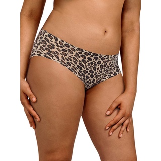 Chantelle SOFTSTRETCH, Shorty, Unnsichtbare Unterwäsche für Damen, Einheitsgröße von 36 bis 44 (EU), Leopard Nude, Einheitsgröße Große Größen