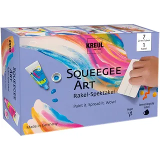 Kreul Squeegee Art Malset 7 x 20 ml Kinder-Künstlerfarben