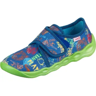 Superfit Hausschuhe BUBBLE Jungen 31373338363035 Blau 26 EU - Blau