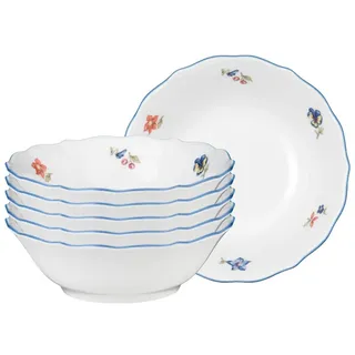 SELTMANN WEIDEN Dessertschalen Sonate Nostalgie weiß 6-tlg.