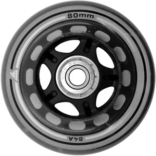 Rollerblade 80MM/SG7 Wheel/Bearing XT, 8 Inline Skate Rollen, Ersatzräder, Unisex, Klar, 80mm/SG7