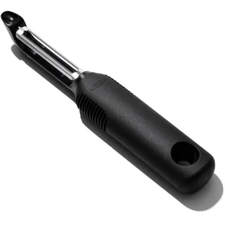 Oxo Sparschäler mit geriffelter Edelstahlklinge schwarz