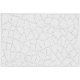 Grund Badematte , Naturfarben , Textil , Steine , rechteckig , 60x90 cm , Oeko-Tex® Standard 100, Made in Europe , Heimtextilien, Badtextilien, Badematten