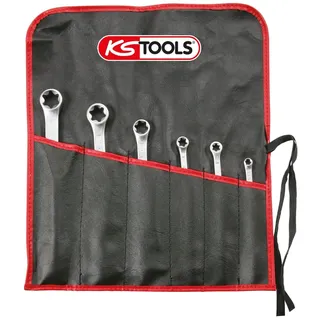 KS Tools CLASSIC TX-E-Doppel-Ringschlüssel-Satz, 6-teilig