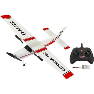 Jamara RC-Flugzeug Cessna 182 2,4GHz CH RTF weiß