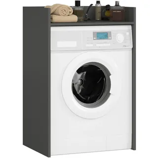 Akord Waschmaschinenunterschrank 64 x 50 x 98 cm Silber