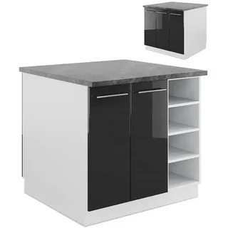 Vicco Kochinsel Fame-Line 90 x 82 x 82 cm Weiß