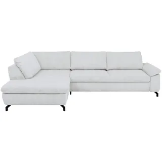 Beldomo Style Ecksofa , Hellgrau , Textil , Ottomane links, L-Form , 291x197 cm , Typenauswahl, Fußauswahl, Stoffauswahl, seitenverkehrt erhältlich, individuell planbar , Wohnzimmer, Sofas & Couches, Wohnlandschaften, Ecksofas