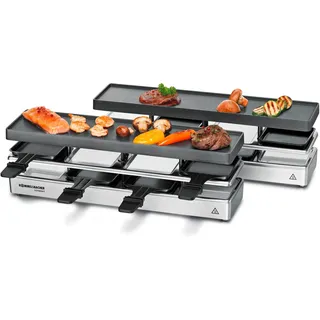 Rommelsbacher RC 1600 Raclette-Grill Silber für 8 Personen