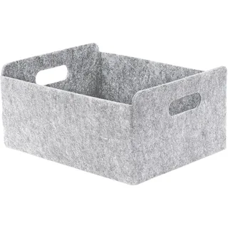 Testrut axentia Filzkorb, grau, ca. 30,5 x 15 x 26 cm