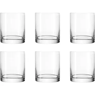 Leonardo 039614 Easy+ Set 6 Becher Maxi, Glas, klar, 7.9 x 7.9 x 8.80 cm, 6 Einheiten