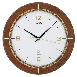 AMS Funk-Wanduhr 29,0 cm 5832 Weiß