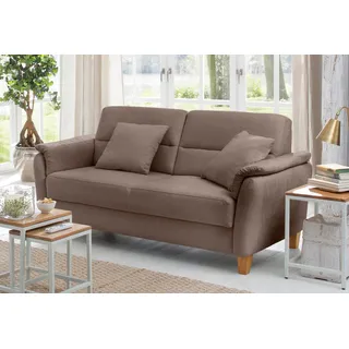 Home Affaire 2,5-Sitzer »Palmera, B: 179 cm« mit Federkern, braun,