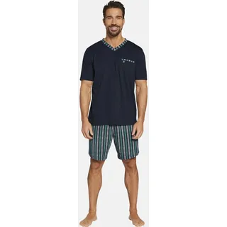 Jan Vanderstorm Schlafanzug »Kurzer Schlafanzug HAGER«, blau