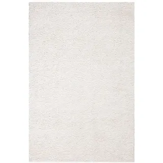Carpet City City Shaggy Hochflorteppich 200 x 200 cm Beige/Creme