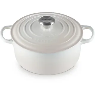 Le Creuset Signature Bräter 24 cm rund meringue