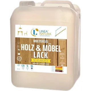 Multisiegel Holz und Möbellack | natürlich | wasserbasiert | Klarlack | 10 L glänzend
