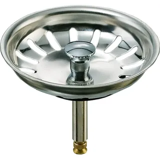 keenberk Siebkorb passend für Franke Spüle mit Excenterbedienung | Siebkörbchen Ø 81 mm | Stift Ø 8 mm | Dichtung Ø 43 mm | Ersatz für 3,5 Zoll Ablaufventil | Made in Germany
