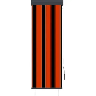 vidaXL Außenrollo 60 x 250 cm Orange und Braun - Orange