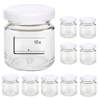 mikken Einmachglas 53 ml 10 St.