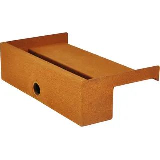 Köhko Wasserfall Alberta 30 cm aus Cortenstahl (30-90 cm) Aquafall Wasserspiel Wasserschwall