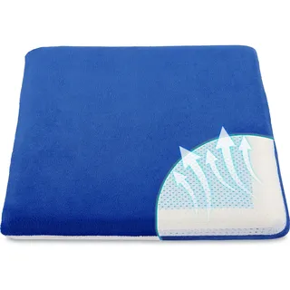 aktivshop Gel-Sitzkissen 40 x 40 cm Blau